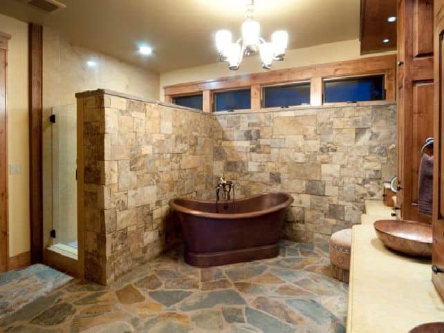 16 Gorgeous Bathroom Designs That Abound With Rustic Charm