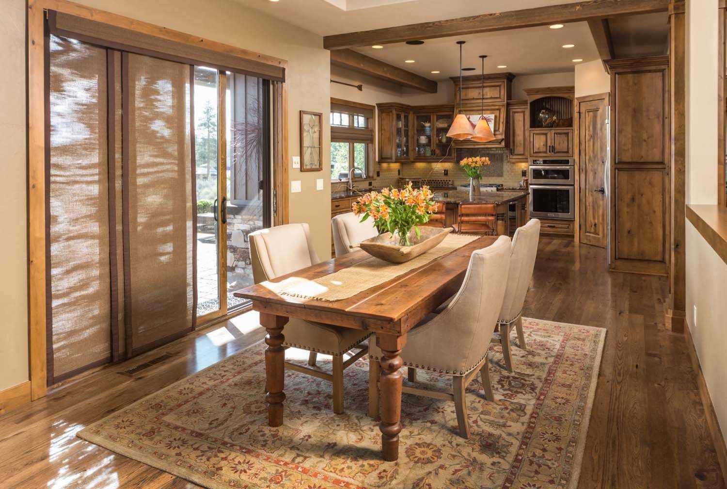houzz rustic dining room