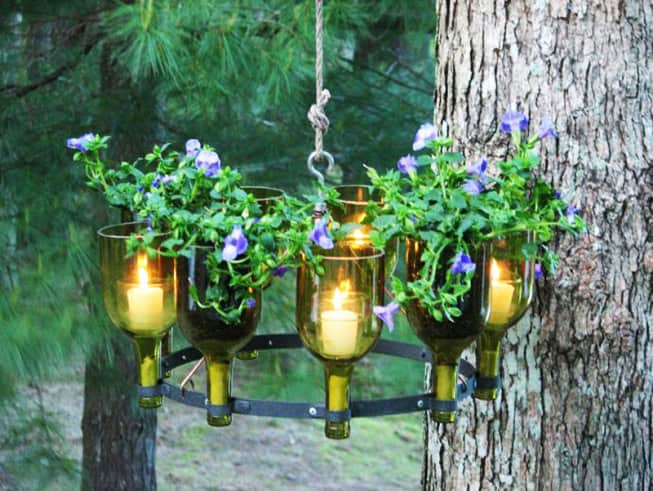 17 Super Creative Diy Glass Bottle Projects To Beautify Your Yard 7495