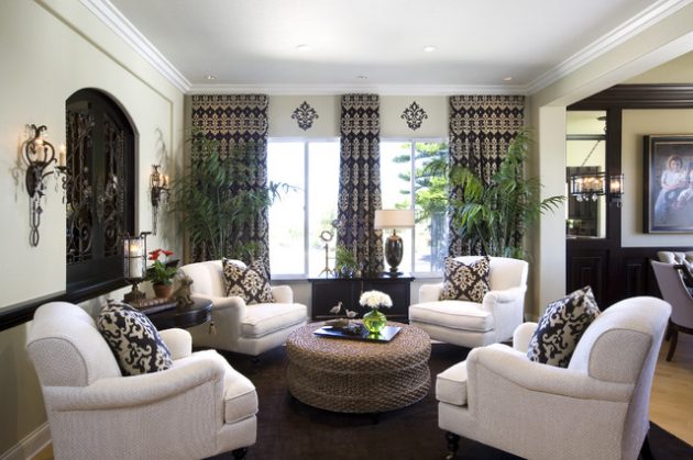 living room ideas with flowers