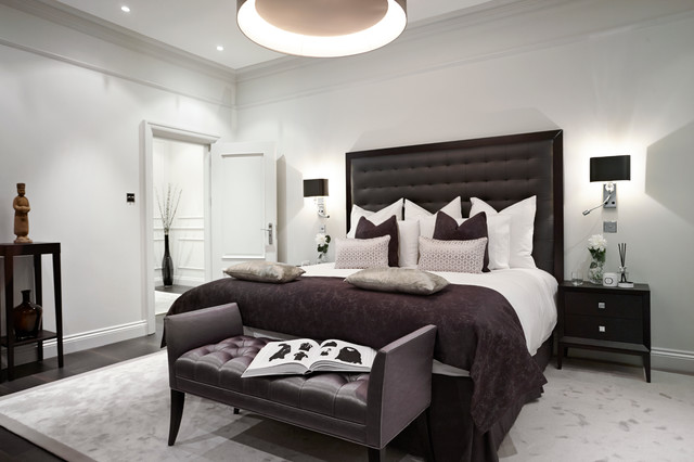 white bedroom black furniture
