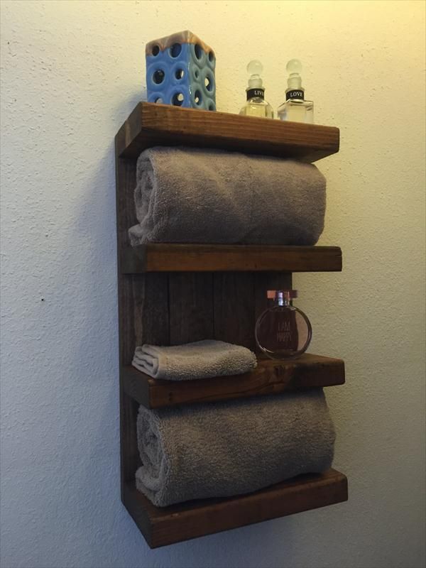 17 diy wooden bathroom shelves that you can make just in
