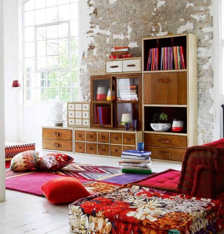 15 Playful Living Room Designs In Boho Style