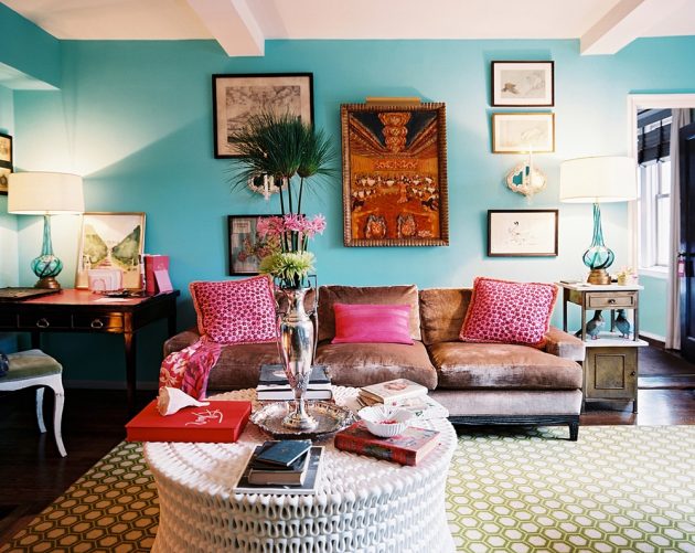 wall color for boho living room