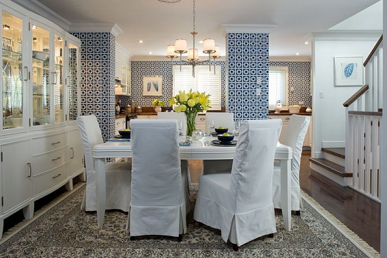 dining room table seat covers