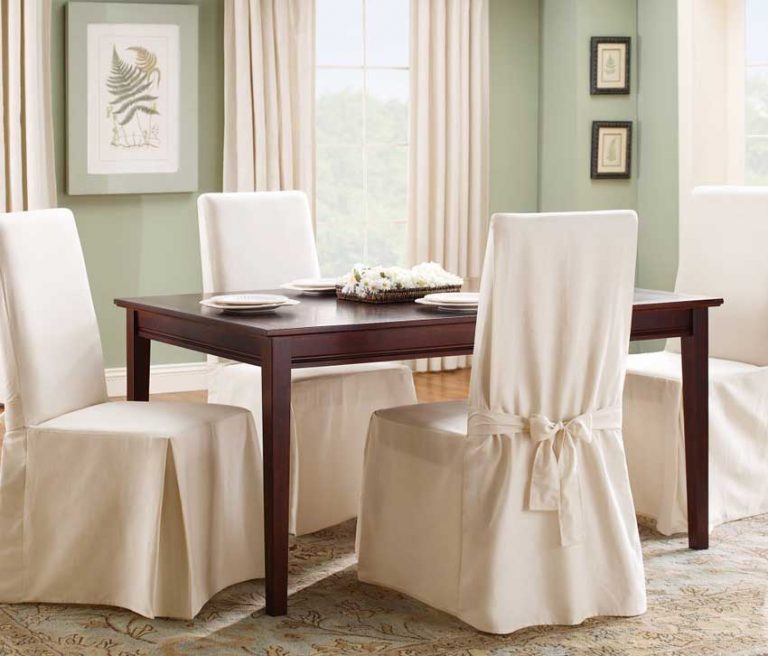 18 Lovely Chair Cover Designs To Refresh The Look Of Every Dining Room