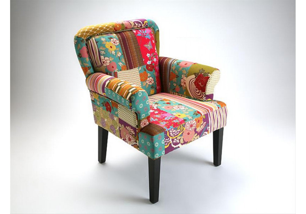 colorful living room chair