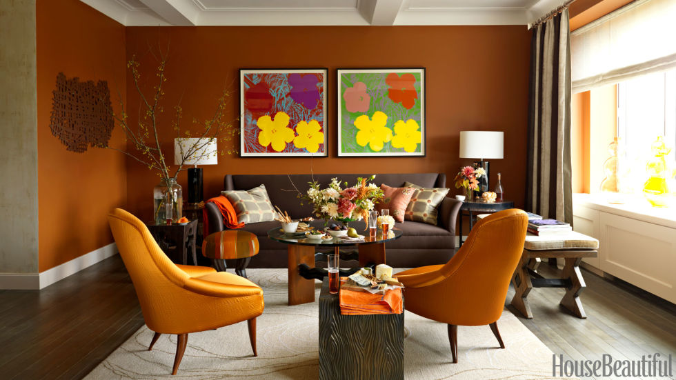 15 Attractive Ideas To Enter Orange Color In Your Interior Design