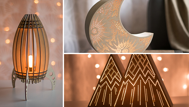 How to make Laser Cut Decorative Night Lamp. 
