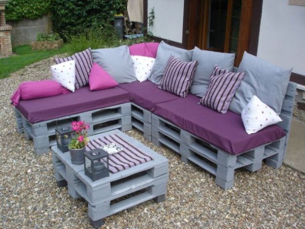 pallet sectional sofa