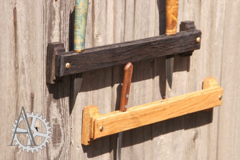 16 Cool Handmade Knife Rack Designs To Update Your Kitchen With