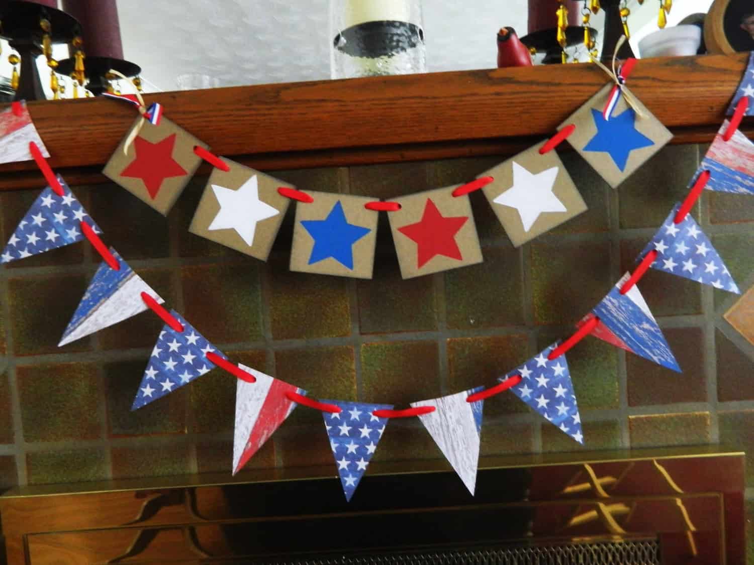 16 Festive Handmade 4th of July Garland Designs For Patriotic Decor