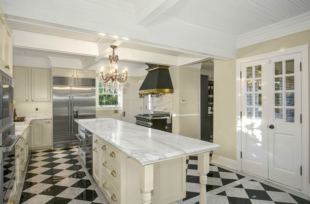 marble flooring kitchen design