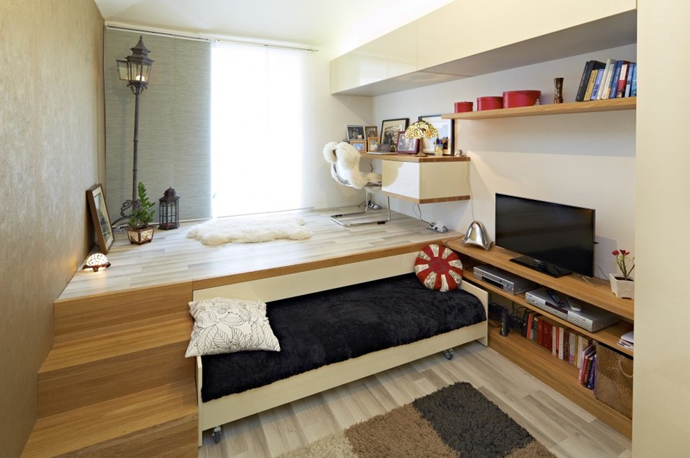 16 Truly Amazing Pull-Out Bed Designs For Small Spaces