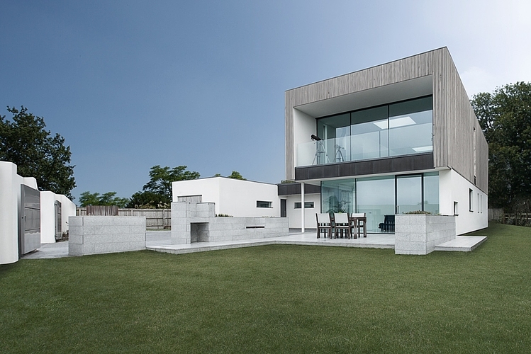 Zinc House by OB Architecture in Milford on Sea, England