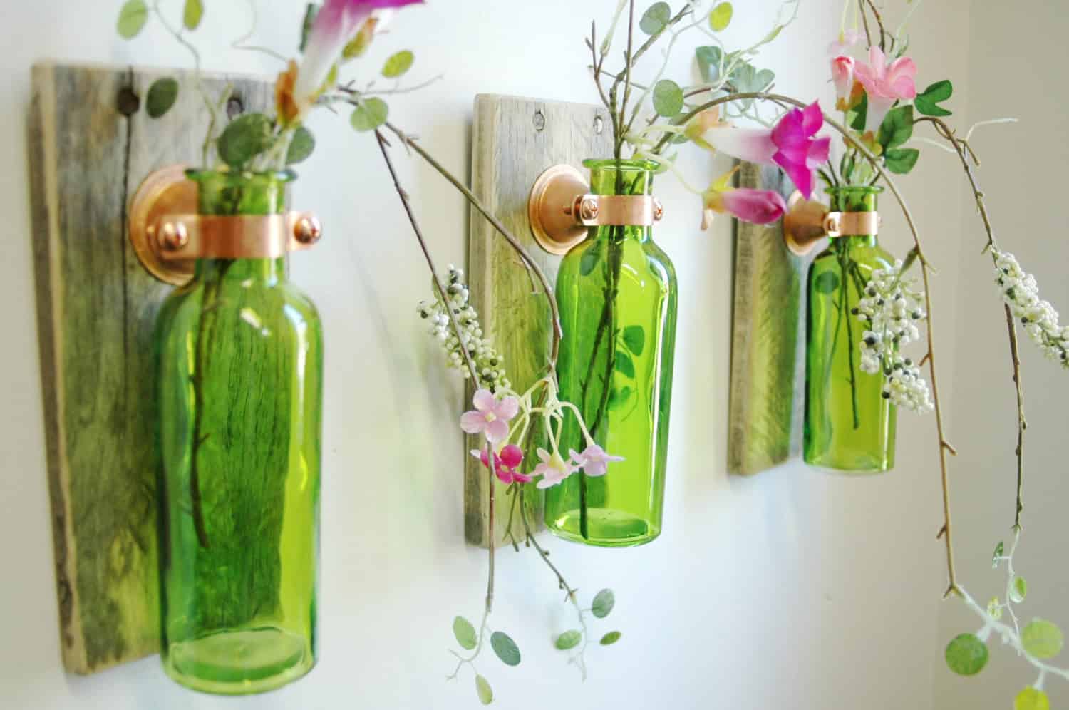 19 Fascinating Examples To Reuse Glass Bottles In A Creative Way