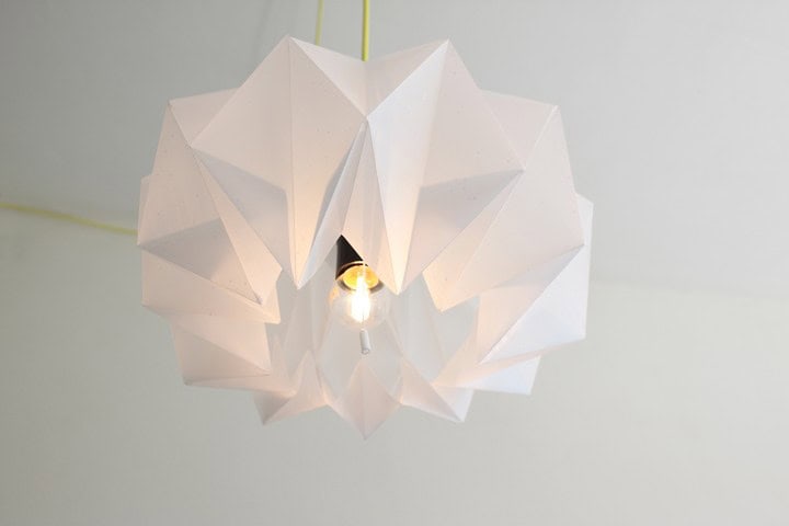 19 Most Creative Paper Lamps That You Can DIY For Less Than Hour