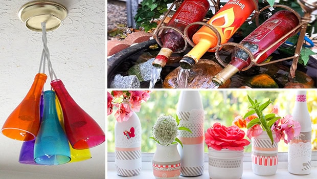 15 Cool DIY Wine Bottle Crafts That You Can Easily Make