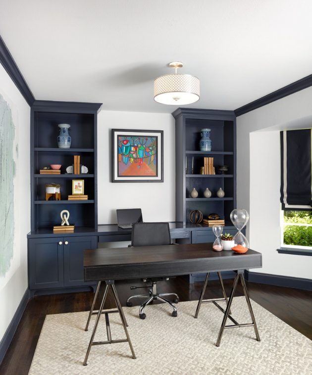 18 Superb Transitional Home Office Designs You'll Want To Work In