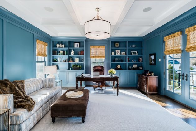 18 Superb Transitional Home Office Designs You'll Want To Work In