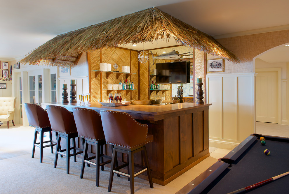 15 Awesome Tropical Home Bar Designs Every Getaway Needs