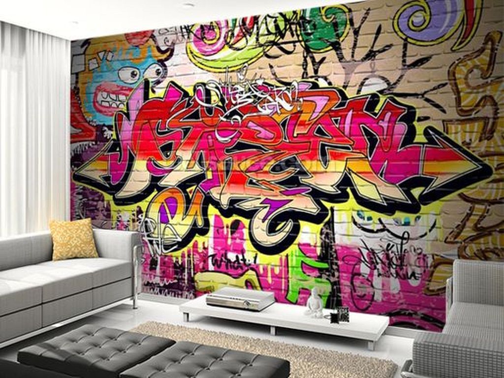 Graffiti In The Interior - 17 Astonishing Ideas For Your Inspiration