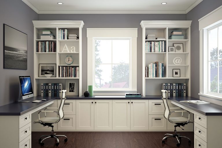 17 Timeless Ideas To Decorate Grey Home Office