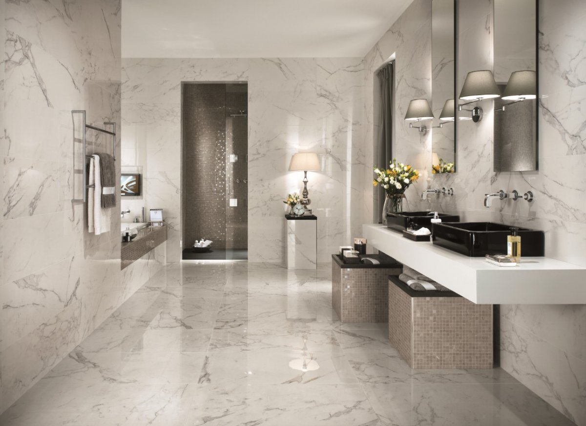 Modern Marble Bathroom Vanity