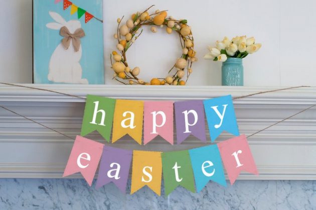 15 Charming Handmade Easter Banner Designs You'd Love To Hang