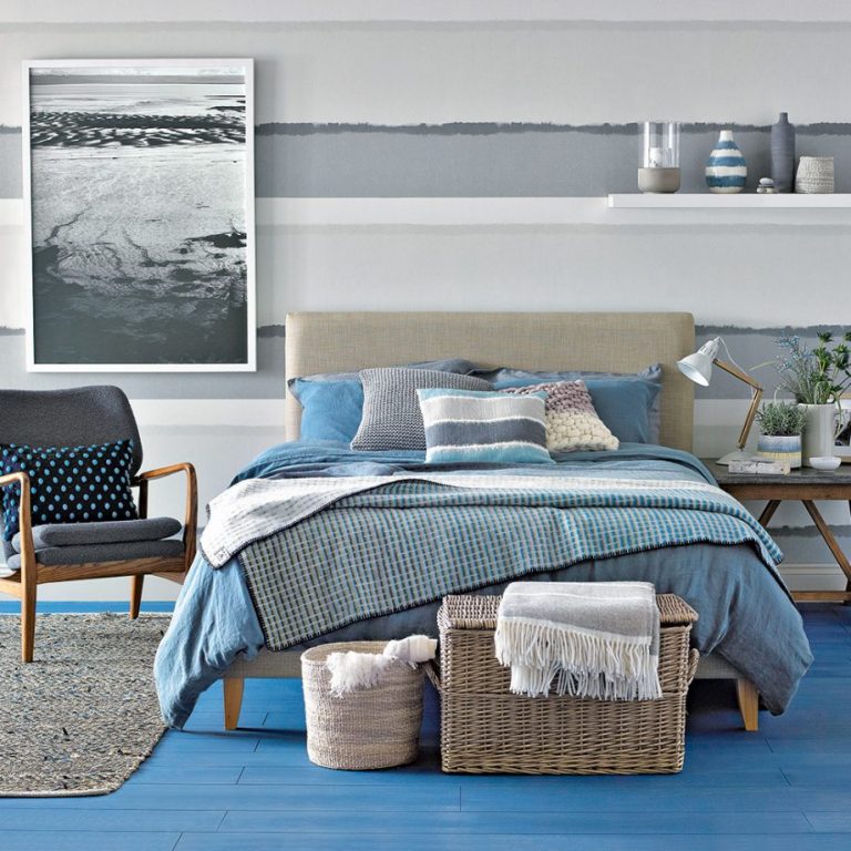 Navy and teal bedroom ideas