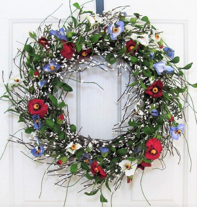 15 Patriotic Handmade 4th of July Wreath Designs To Celebrate ...