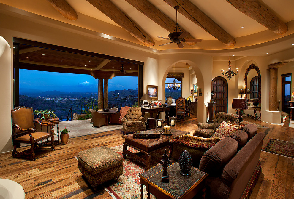 southwestern themed living room