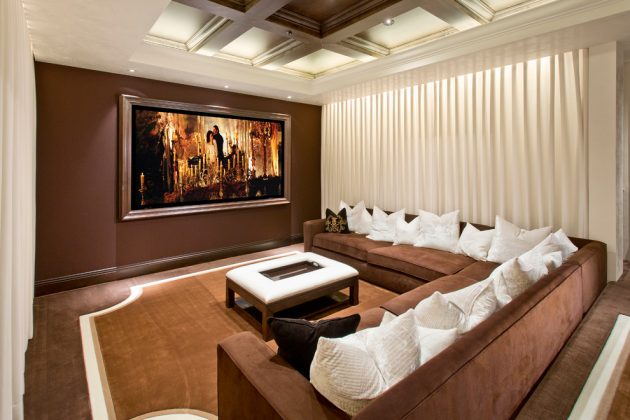 15 Exquisite Mediterranean Home Theater Designs For The Ultimate Lounging