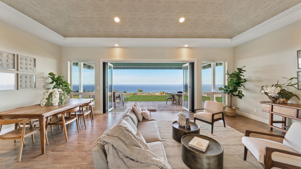 tropical modern living room