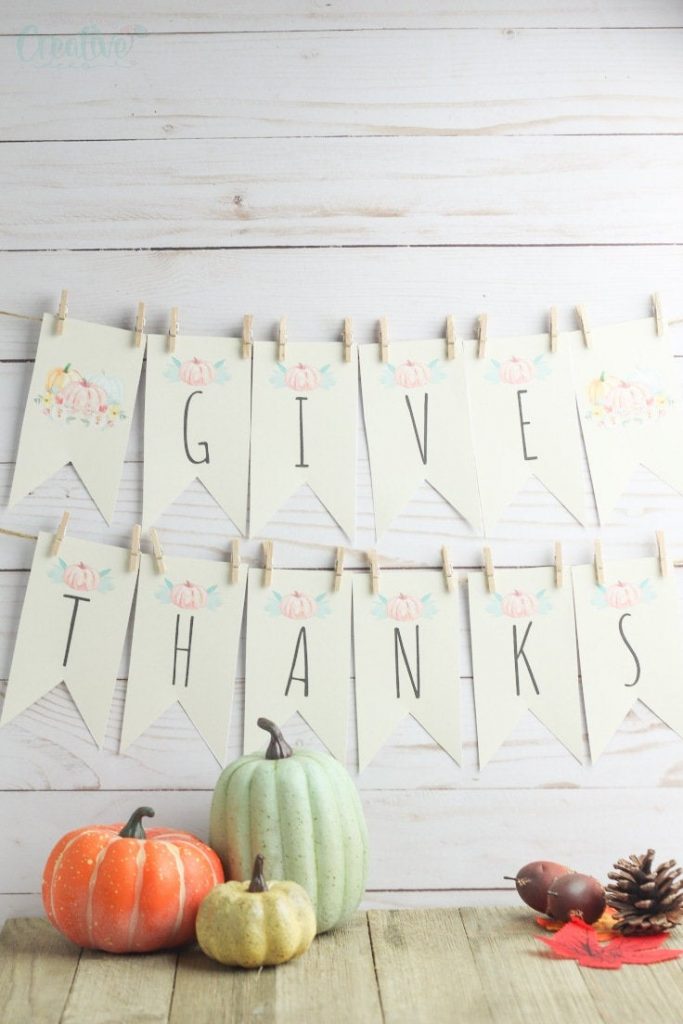 16 Cheerful Thanksgiving Banner Designs For Your Dinner Backdrop 9049