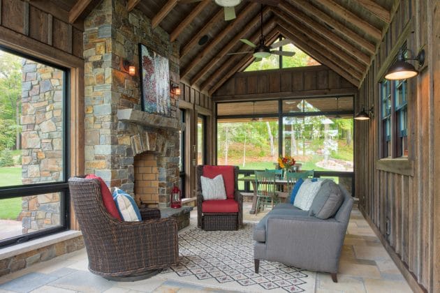 15 Staggering Rustic Sunroom Designs You Would Never Get Tired Of