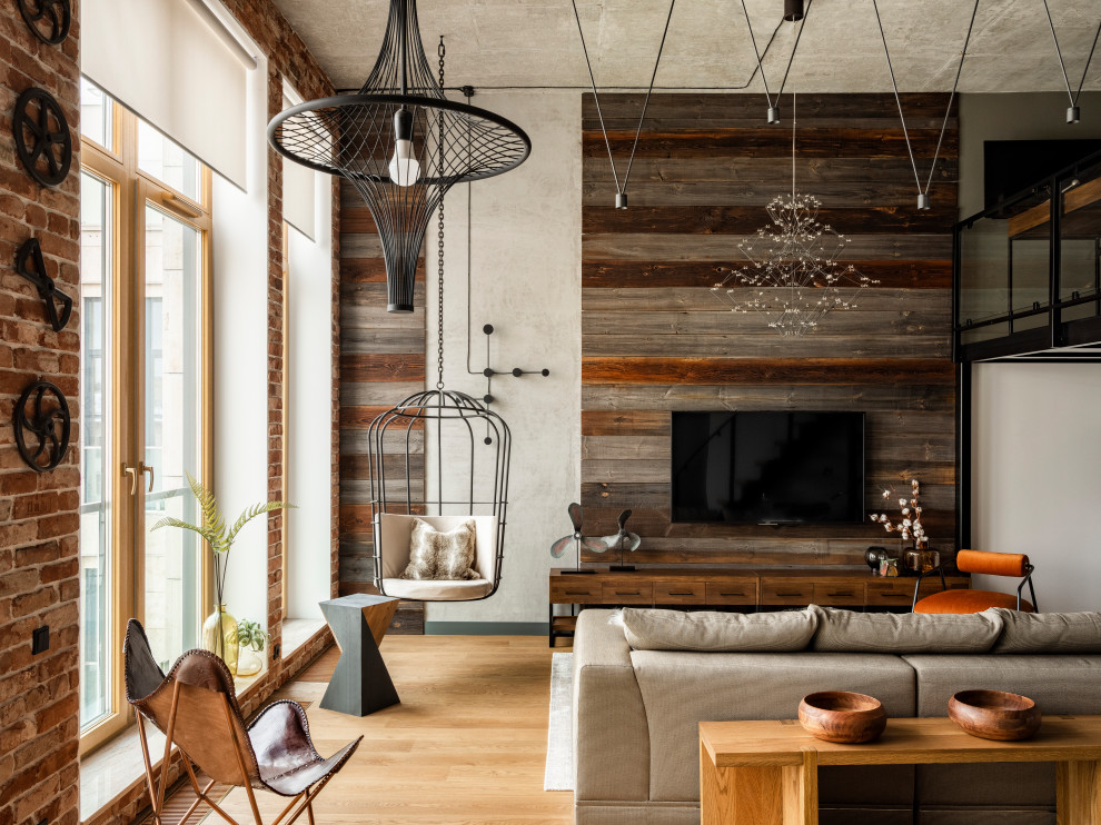 living room deconstructed industrial ideas