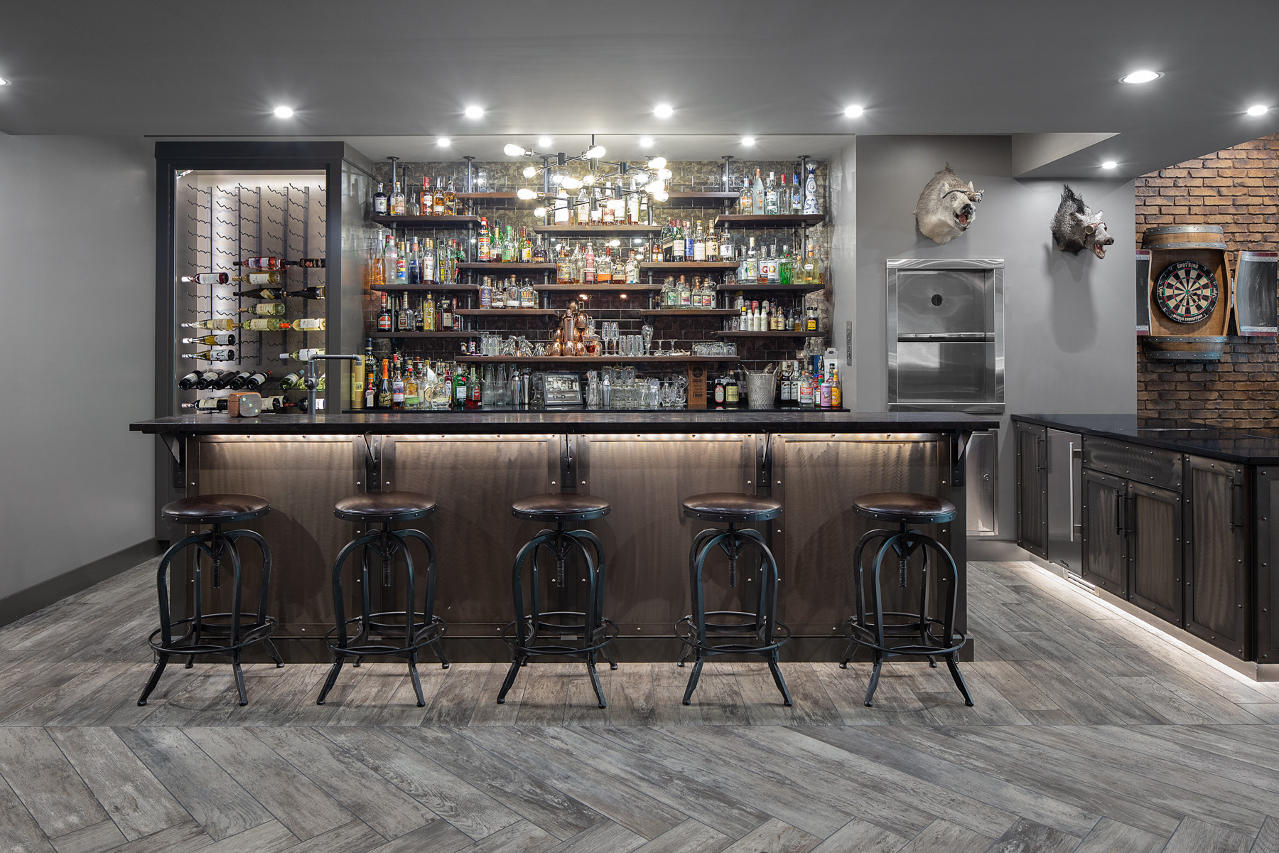 18 Majestic Industrial Home Bar Ideas Youre Going To Enjoy 4 