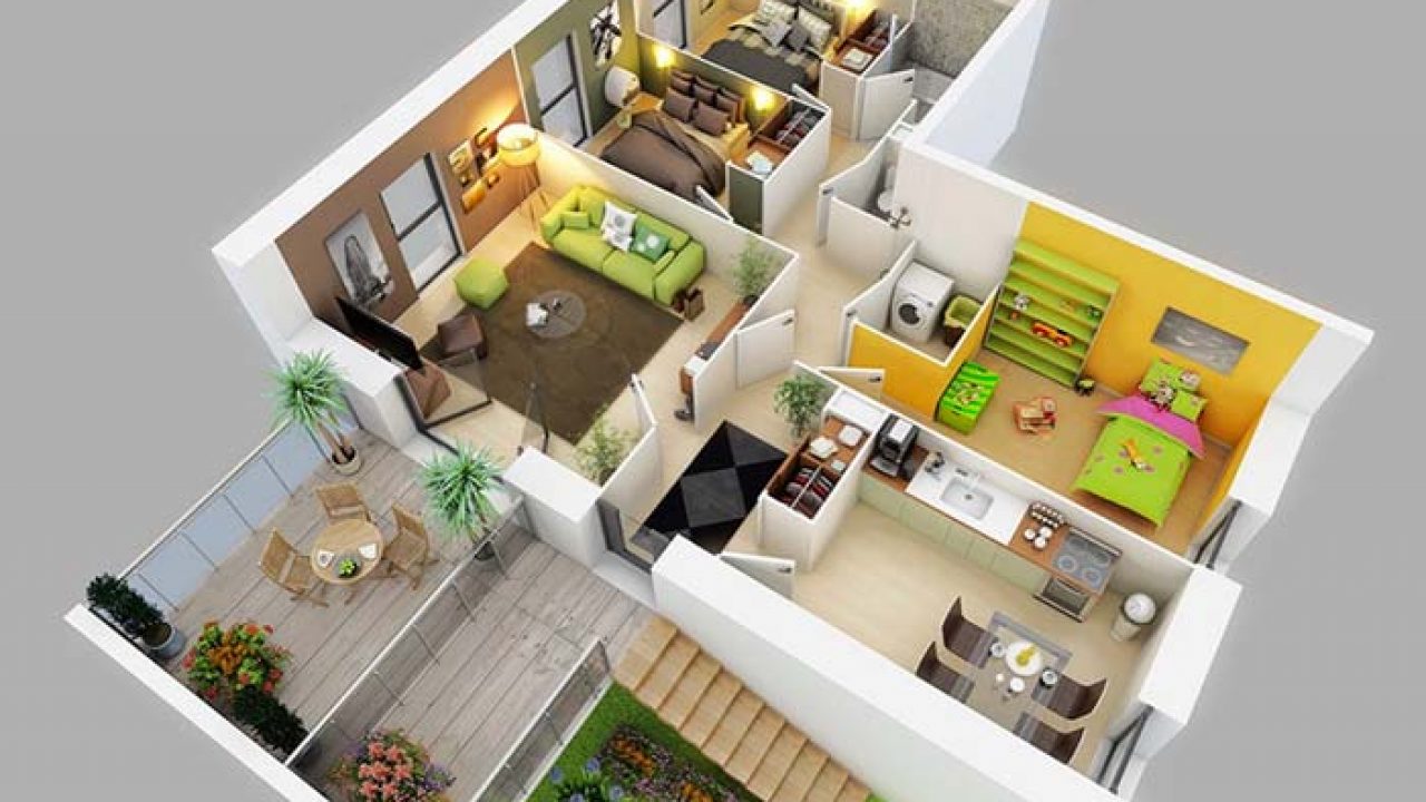 Incredible Modern Design Ideas Of House Plans With 3 Bedrooms