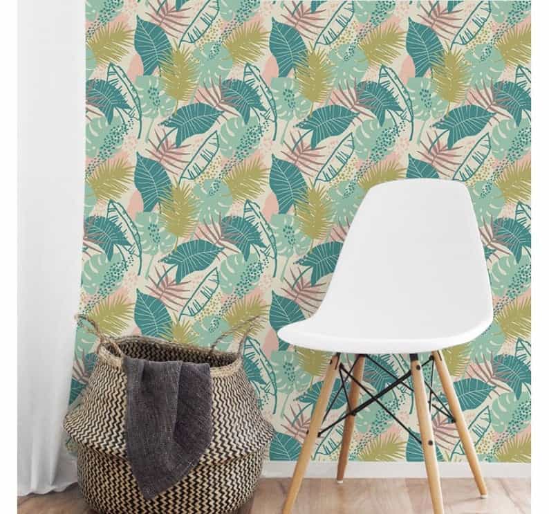 6 Patterned Wallpapers to Decorate the Entrance