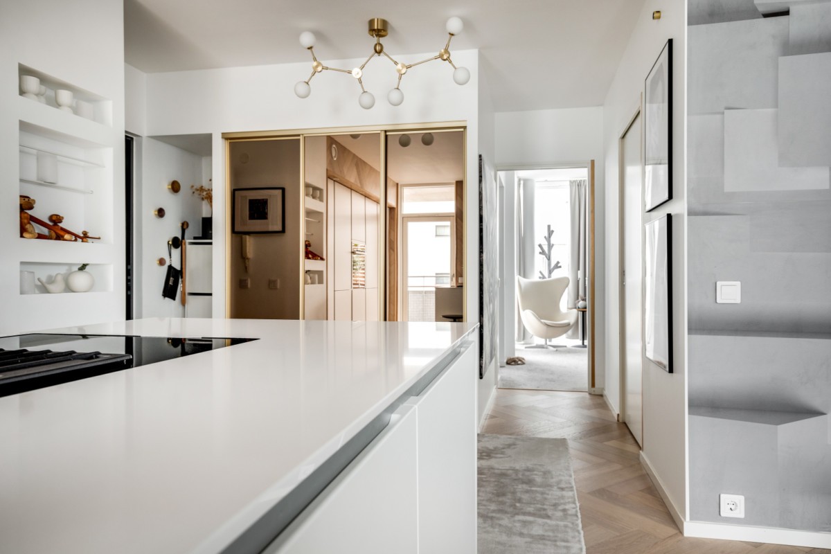 Nordic White Kitchen in the Dining Room You Never Knew Would Fit ...