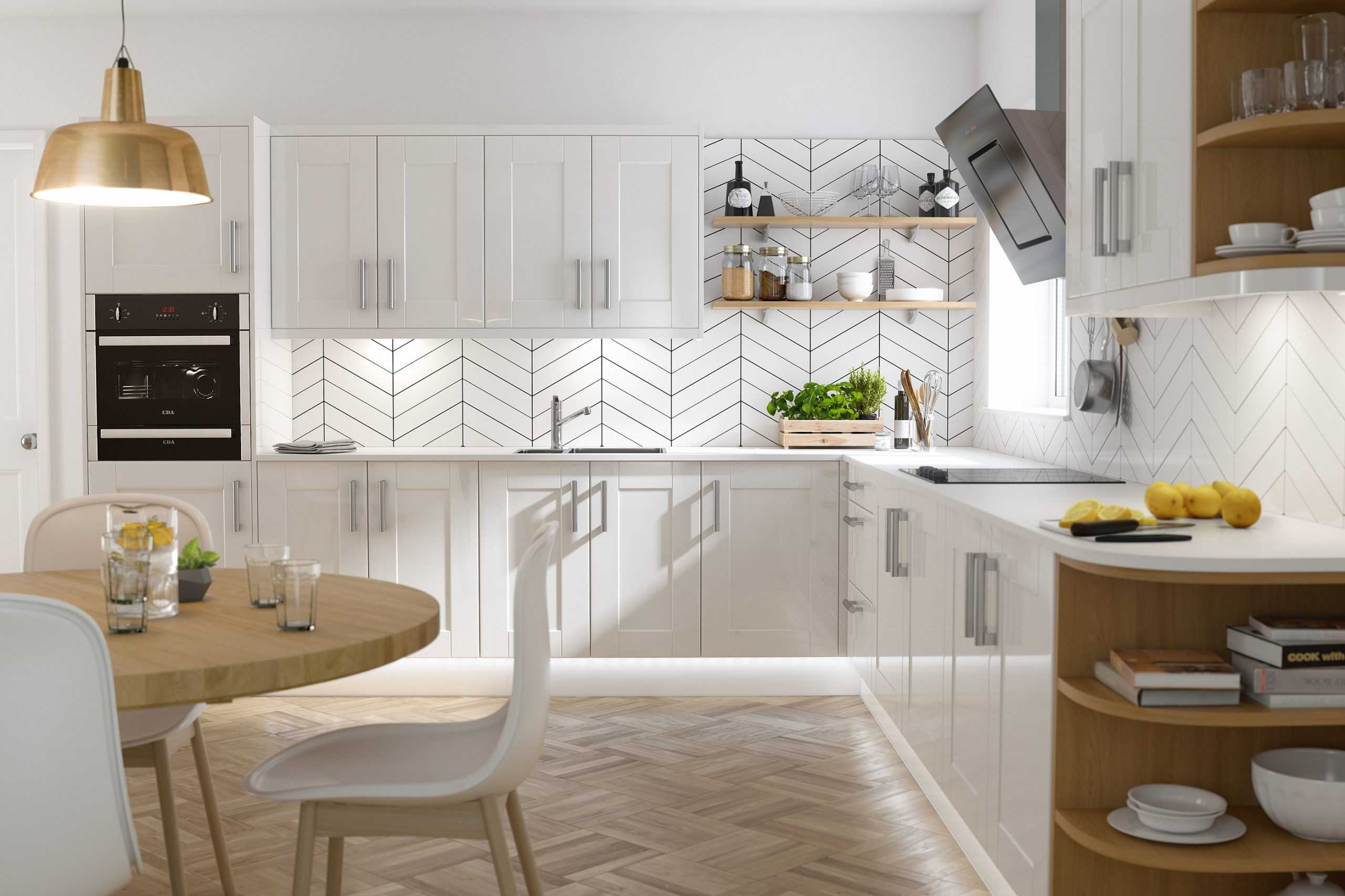 9 Incredible Ideas  for Inspiration of L  shaped  Kitchens 