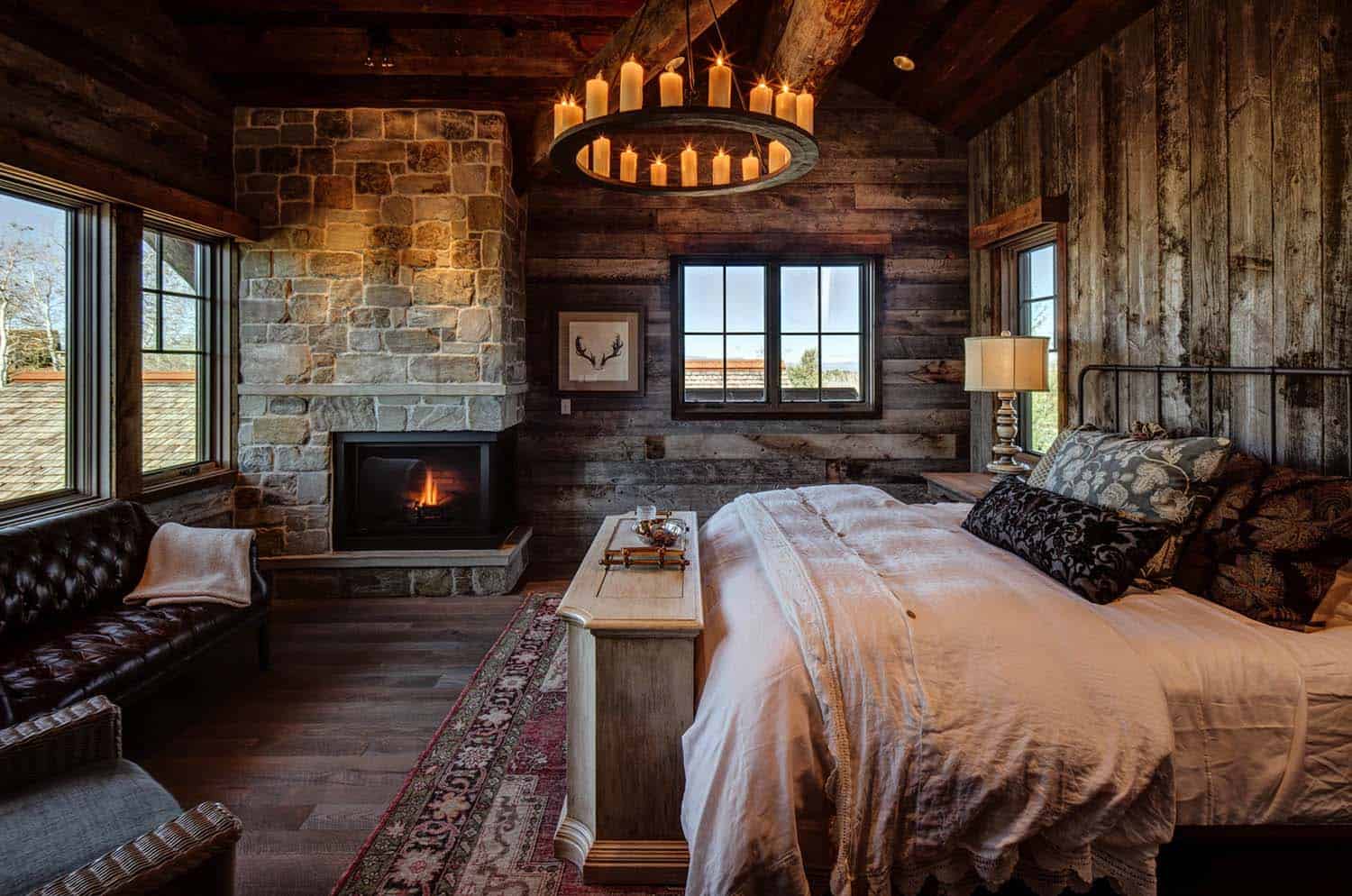 Cabin Themed Bedroom