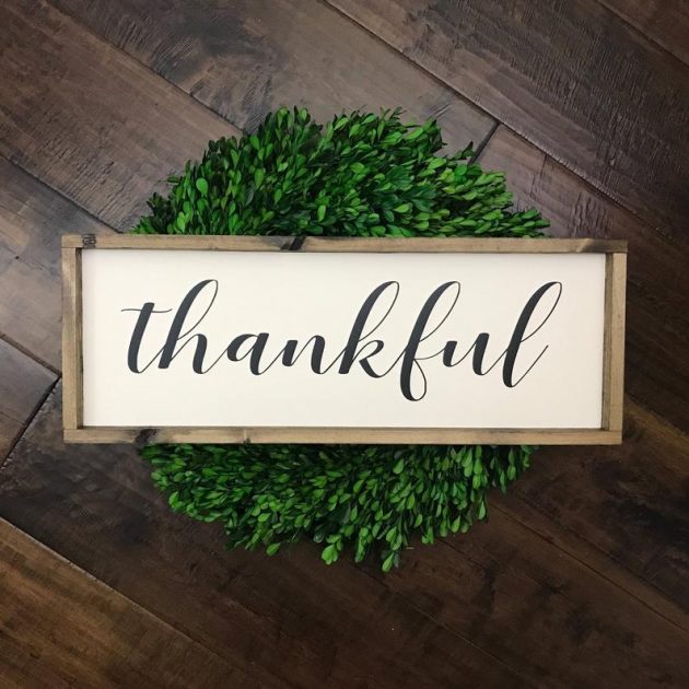 18 Enchanting Thanksgiving Sign Decorations For Your Home