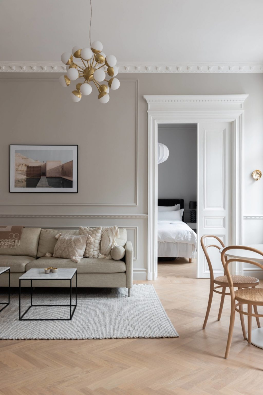 Elegant & Refined Swedish Apartment For Your Scandinavian Look Alike Home