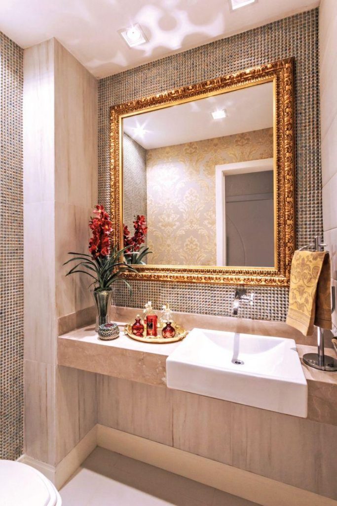 Bathrooms With Metals & Gilt Details