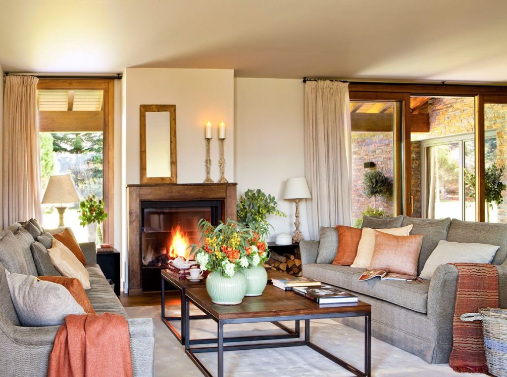 Magical Living Rooms With A Fireplace (Part I)