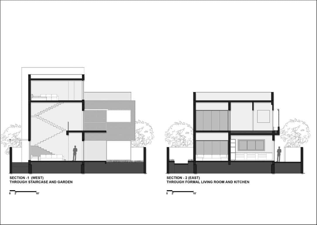 Parallel Volumes House by Urbscapes in Ahmedabad, India