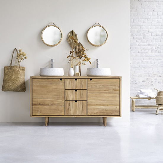 The Warmth And Authenticity That This Solid Wood Bathroom Furniture ...