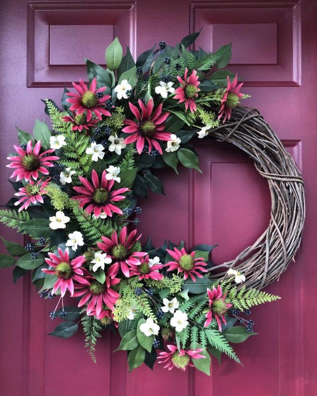 17 Vibrant Summer Wreath Designs That Will Add A Touch Of Color To Your ...